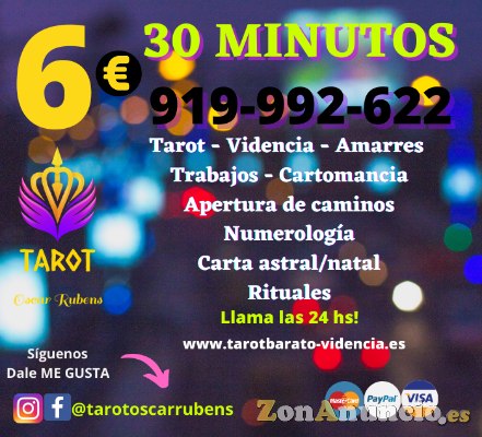 numerologia y tarot barato 6€ los 30 min